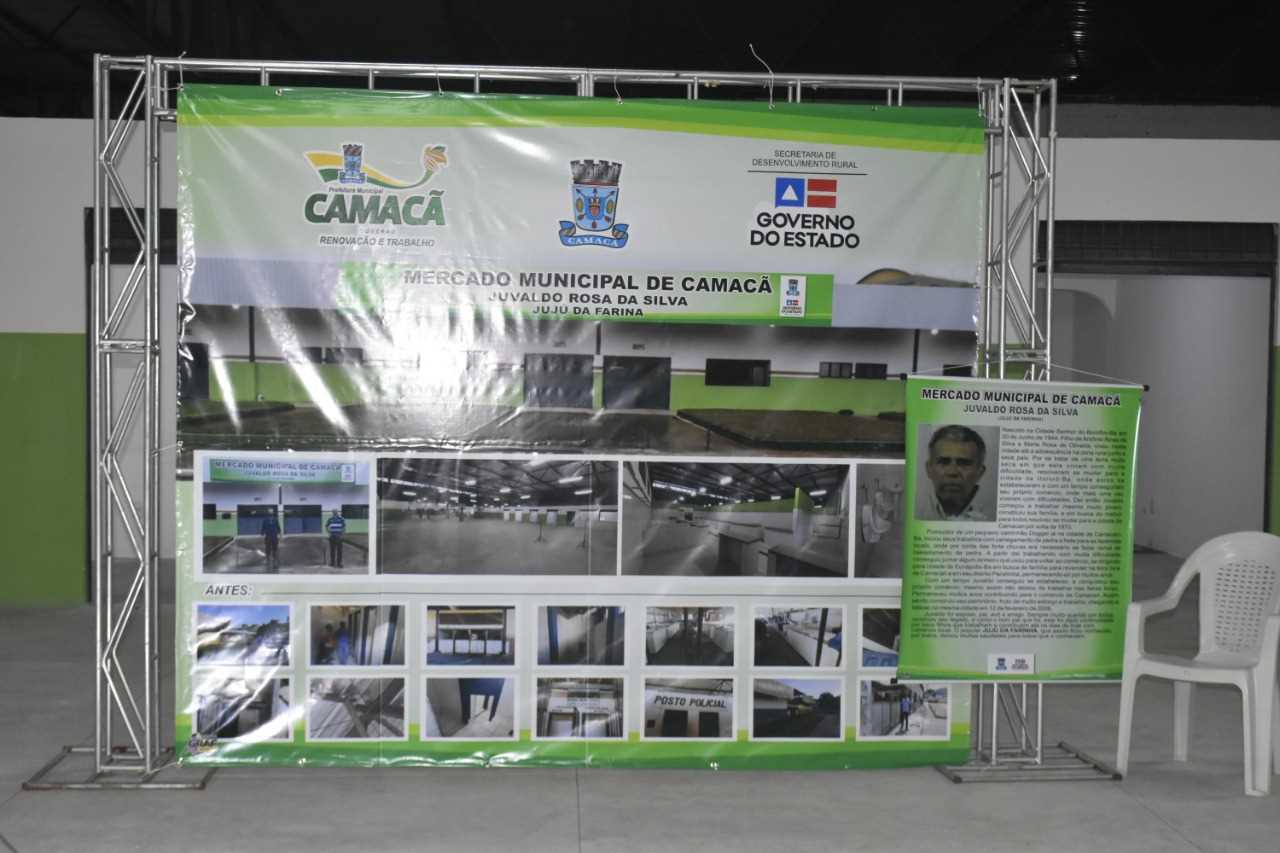 Camacã: Centro de Abastecimento (Mercado Municipal) é entregue com homenagem